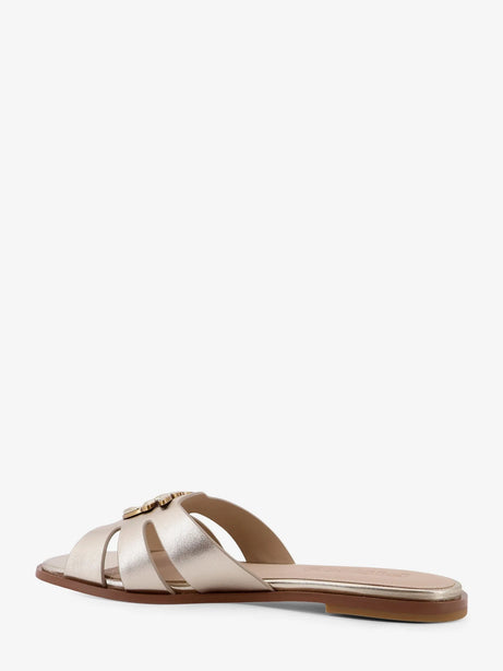 Pinko Milly leather sandals - Argento