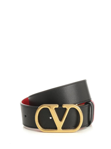 Valentino Garavani Vlogo Belt - Black