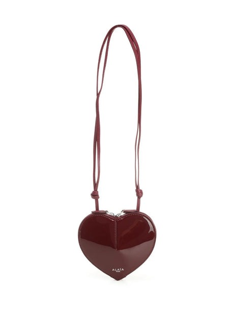 AlaïA Le CœUr Mini Bag - Bordeaux