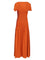 Toteme Pleated Jersey Dress - Orange