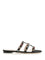 Valentino Garavani Rockstud Flat Sandals - Black