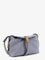 Pinko Suede shoulder bag with metal logo detail - Azzurro
