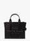 Marc Jacobs Leather shoulder bag with logo on the front - Black