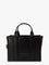 Marc Jacobs Leather shoulder bag with logo on the front - Black