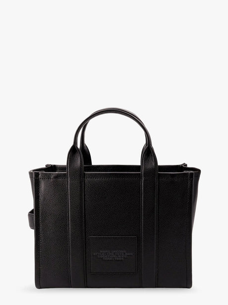 Marc Jacobs Leather shoulder bag with logo on the front - Black