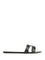 Saint Laurent Mabrouka Leather Sandals - Black