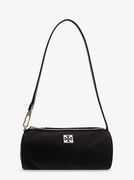 Tory Burch Virginia nylon cylindric shoulder bag - Black
