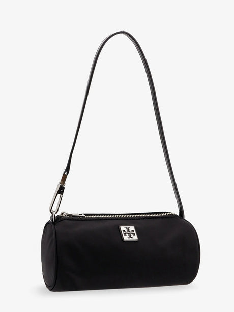 Tory Burch Virginia nylon cylindric shoulder bag - Black