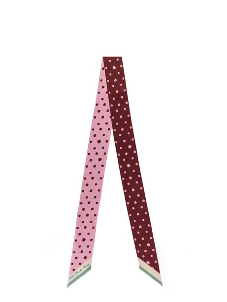 Fendi Silk Wrappy bandeau with Falena Dots motif - Rso Scuro Ra