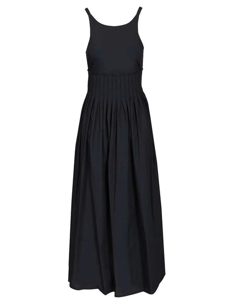 Emporio Armani Long Poplin Dress - Blue