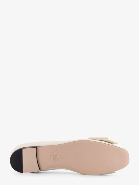 Valentino Garavani Leather Bowow ballerinas - Ivory
