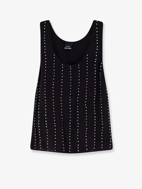Pinko Tessa viscose top - Nero