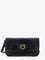 Pinko Soft Horizontal leather crossbody bag - Nero