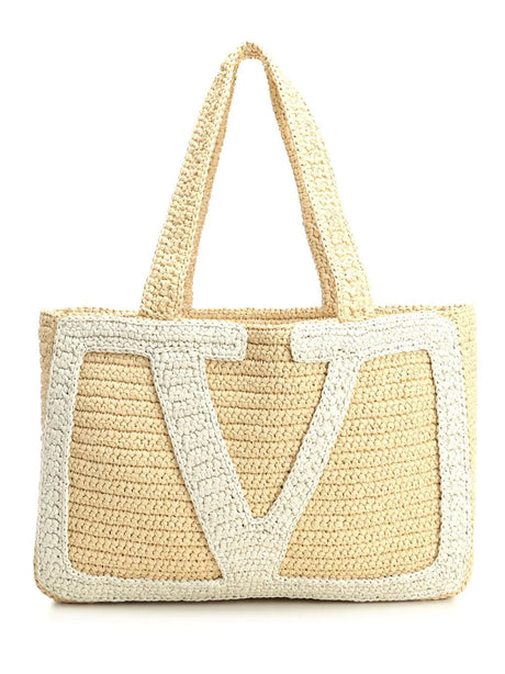 Valentino Garavani Large Shopping Bag - Beige