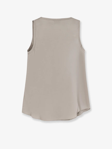 Brunello Cucinelli Stretch silk top - Rosemary