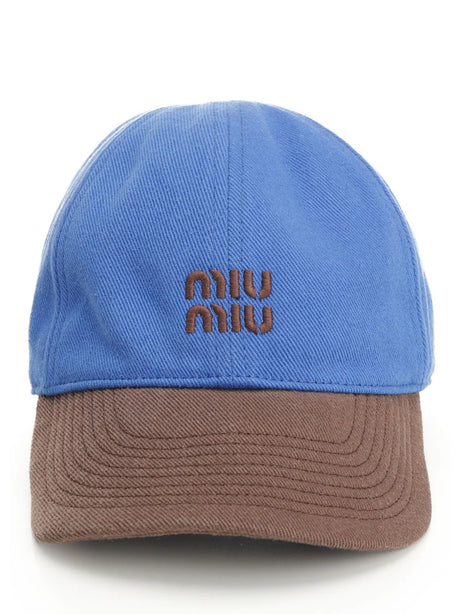 Miu Miu Drill Baseball Hat - Multi