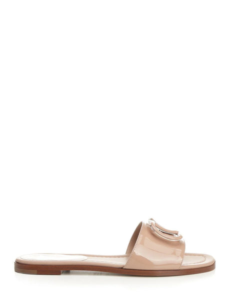 Valentino Garavani Vlogo Signature Slide Sandal - Rose