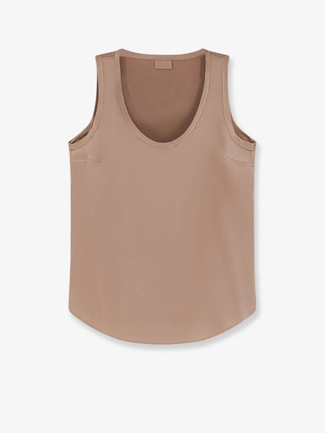 Brunello Cucinelli Stretch silk tank top - Pralines