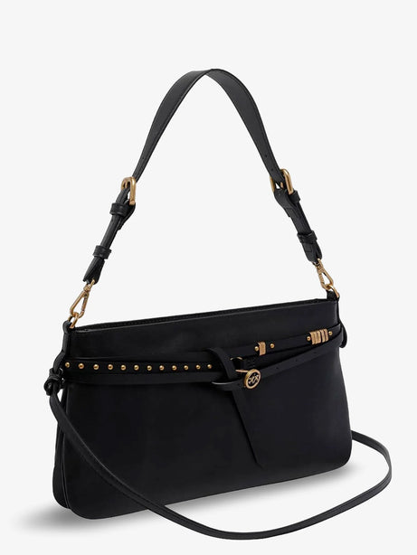 Pinko Leather Belt Bag crossbody bag - Nero