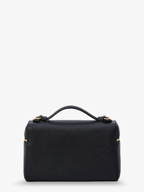 Tory Burch Hammered leather Romy slim shoulder bag - Black