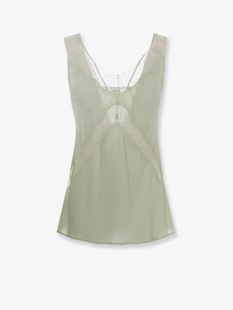 Pinko Lydia satin top - Verde