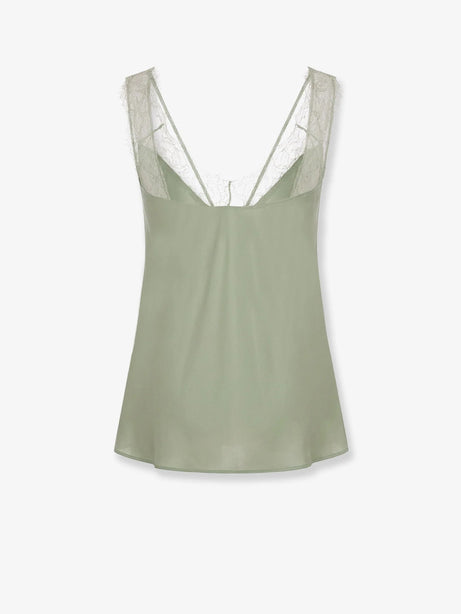 Pinko Lydia satin top - Verde