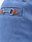 Gucci Cotton jeans with iconic frontal Horsebits - Baby Blue