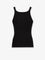 Fendi Ribbed cotton tank top - Black