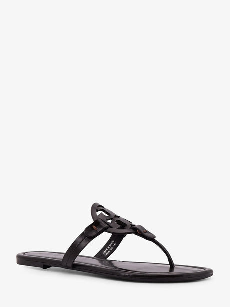 Tory Burch Leather thong sandals - Cocoa