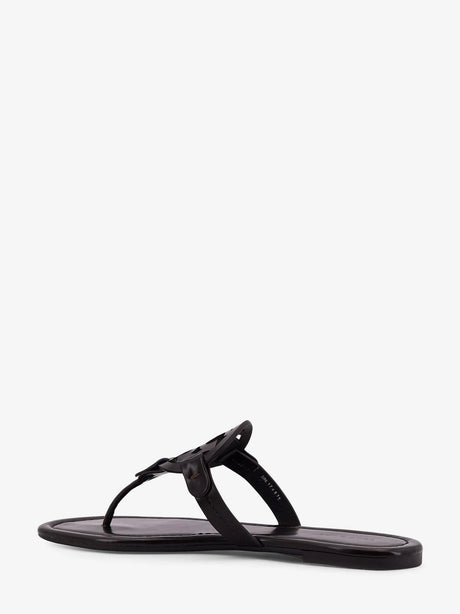 Tory Burch Leather thong sandals - Cocoa