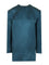 Saint Laurent Stonewashed Silk Satin Boxy Dress - Blue