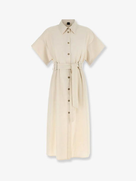 Pinko Alesha chemisier cotton dress - Beige