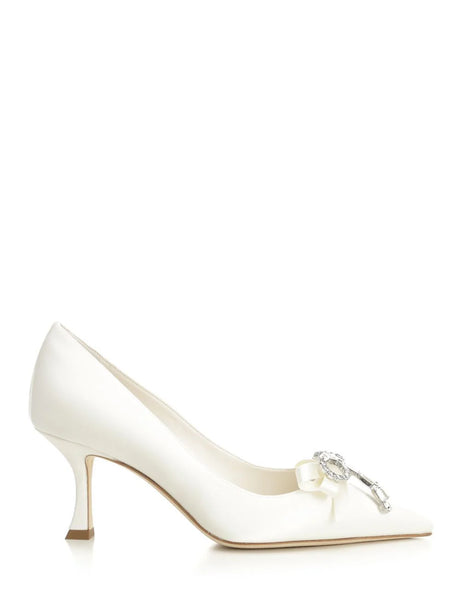Jimmy Choo Auria 70 Pumps - White