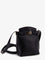 Ferragamo Leather crossbody bag with Gancini detail - Nero