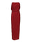 Self-Portrait Draped Midi Dress - Bordeaux