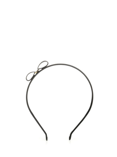 Ferragamo Mini Bow Headband - Black