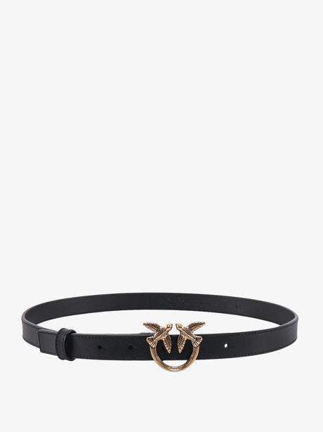 Pinko Berry leather belt - Nero