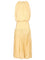 Toteme Soft And Ruched Black Dress - Yellow