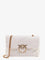 Pinko Love Puff Classic quilted leather crossbody bag - Bianco