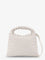 Bottega Veneta Mini Hop leather crossbody bag with Intrecciato pattern - White