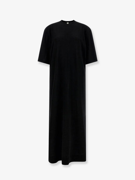 Toteme Long merino wool dress - Black