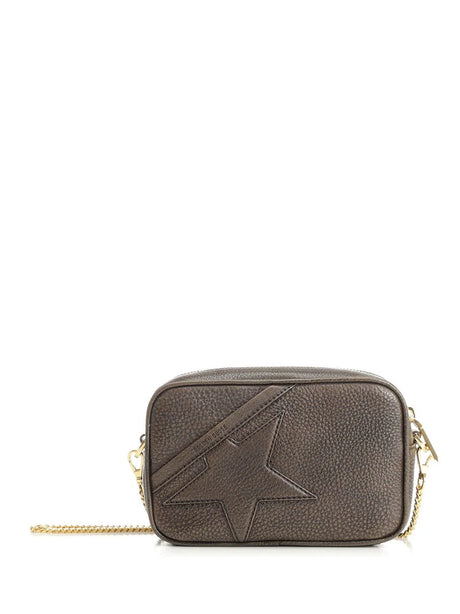 Golden Goose Mini Star Bag In Leather - Brown