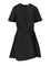 Loewe Woven Silk-Blend Taffeta Dress - Black