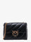 Pinko Love Puff quilted leather crossbody bag - Nero
