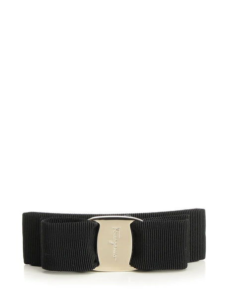 Ferragamo Vara Bow Hair Clip - Black