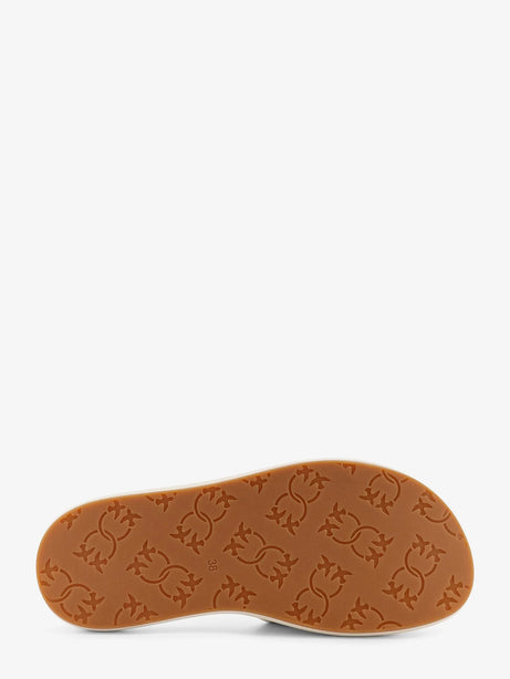 Pinko Fiona leather sandals - Bianco