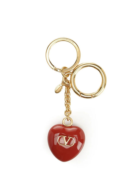 Valentino Garavani Vlogo Signature Keyring - Red