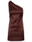 Self-Portrait Mini Dress - Brown