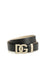 Dolce & Gabbana Belt With Dg Logo Buckle - Black