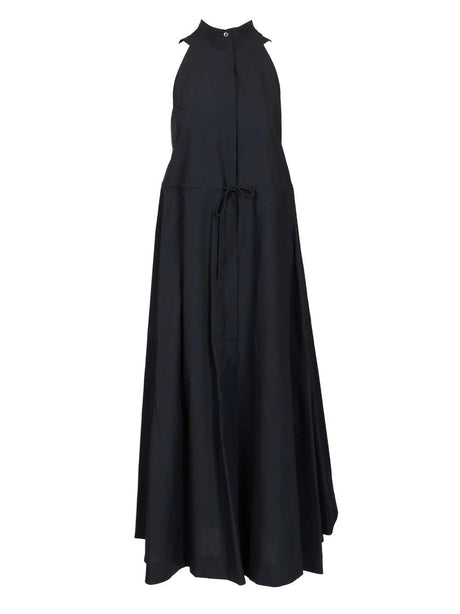 Emporio Armani Long Cotton Dress - Blue